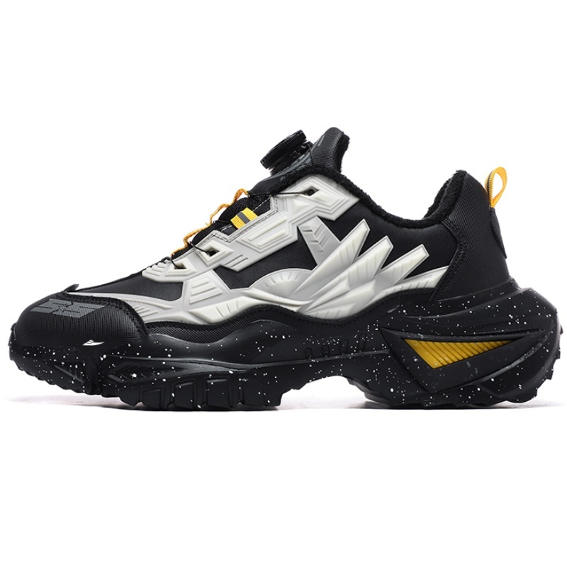 

Kuding Теплые повседневные туфли для увеличения роста мужские бежевые, цвет Beige