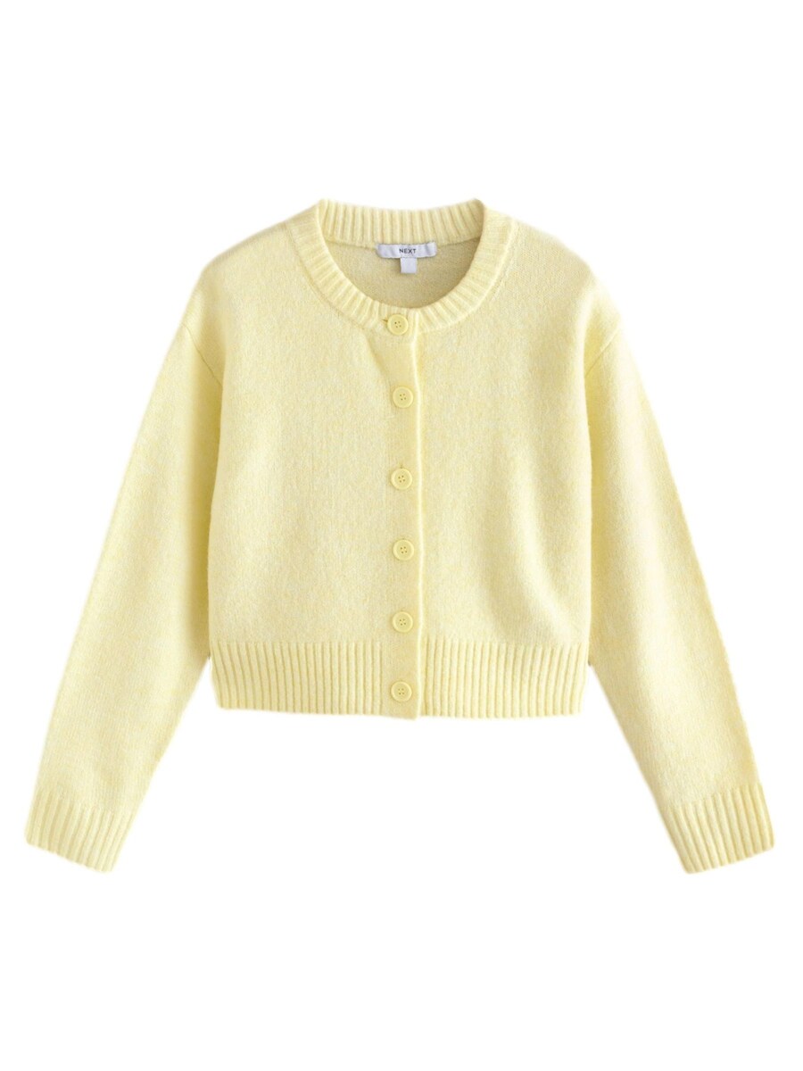 

Вязаный кардиган Next, цвет Light yellow