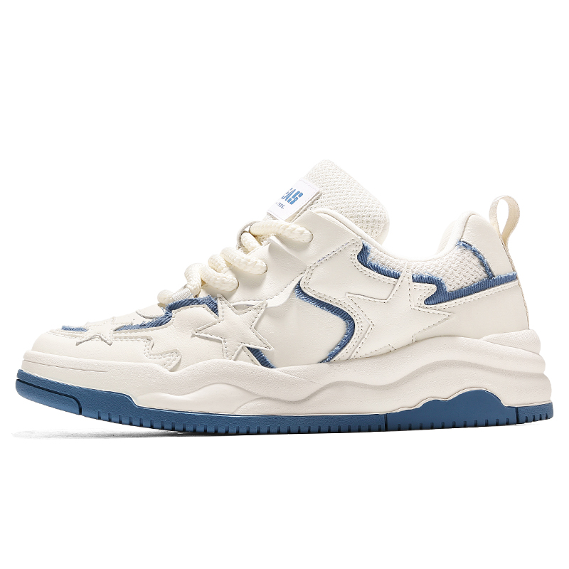 

Износостойкие дышащие низкие мужские кроссовки для скейтбординга VIIEAS, Sky Blue