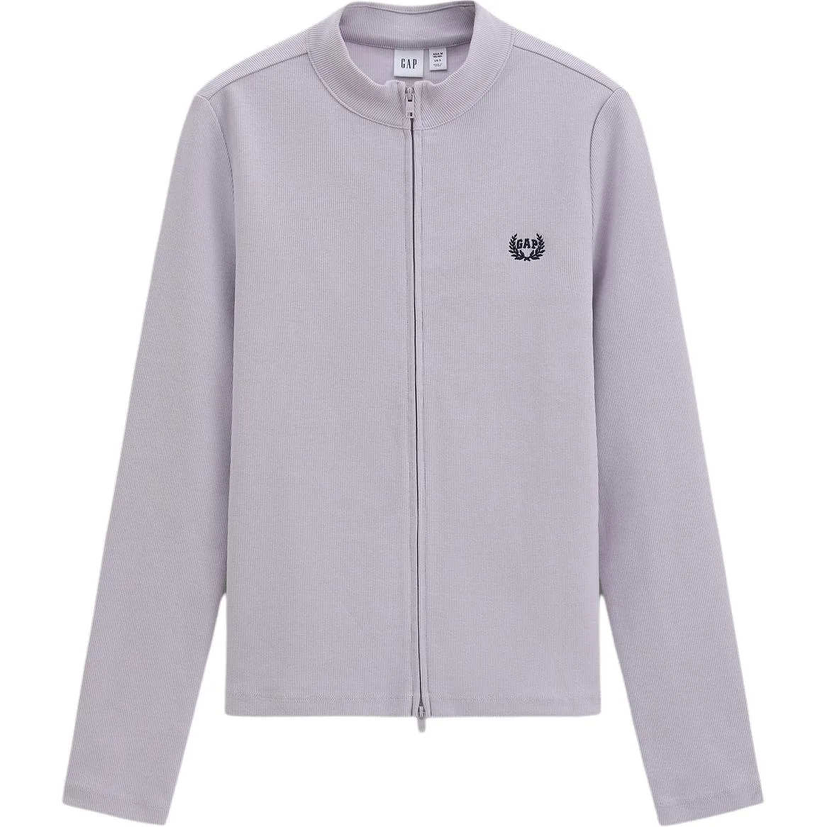 Футболка женская Stand Collar Moderate Others GAP, светло-фиолетовый