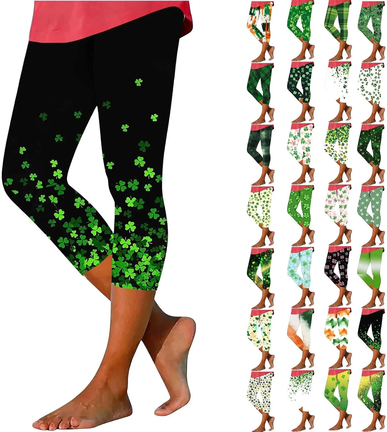 

Колготки-капри для женщин с эффектом контроля живота и высокой талией GOHRSHA