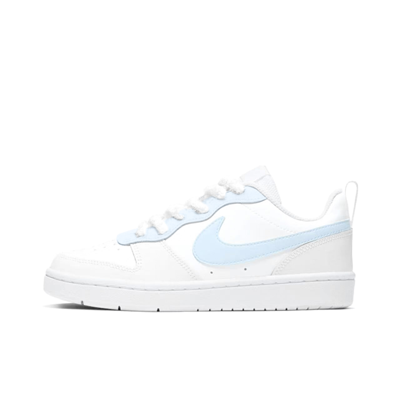 

Детские скейтерские кроссовки Court Borough для младших школьников Nike, синий/белый