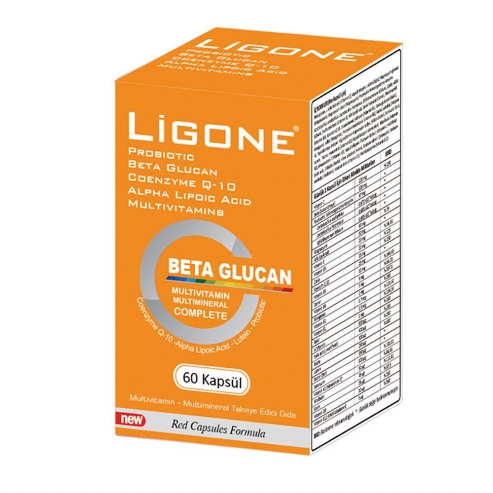 

Ligone Beta Glucan Multivitamin 60 капсул RC FARMA