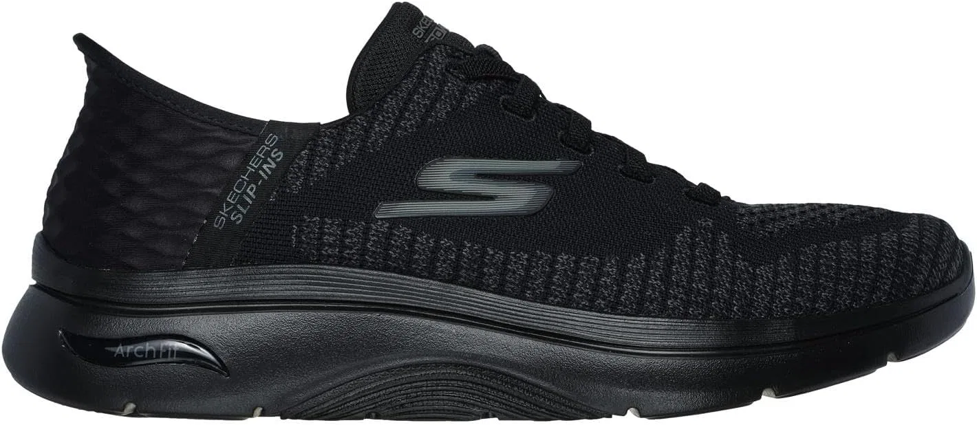 Мужские кроссовки Skechers Go Walk Arch Fit 2.0 - GrandSneaker, Black Textile — фото 4