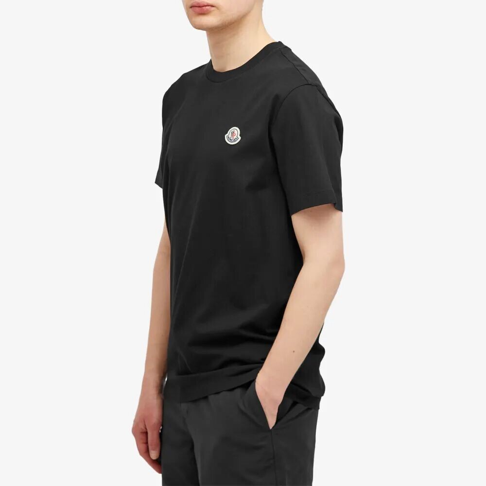 

Moncler Футболка с логотипом, черный