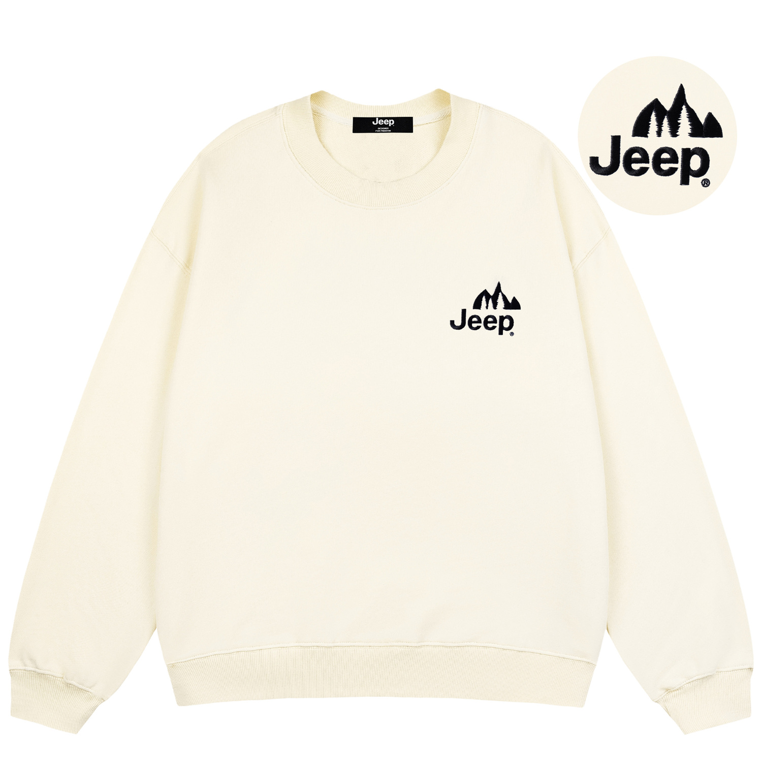 

Свитшот унисекс Jeep, белый