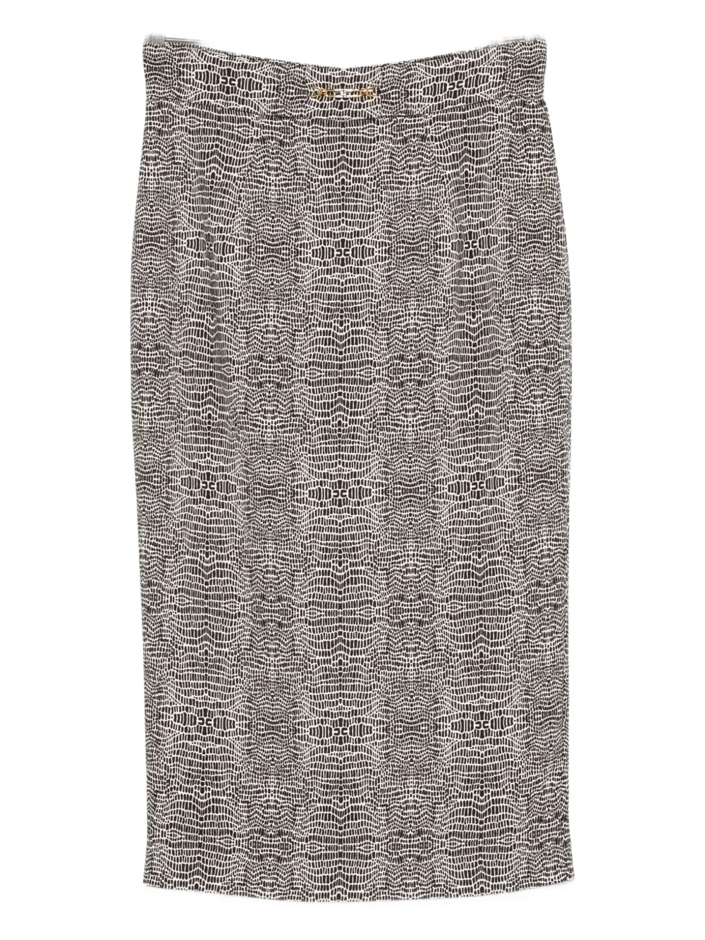 

Юбка с принтом "питон" Elisabetta Franchi, бежевый