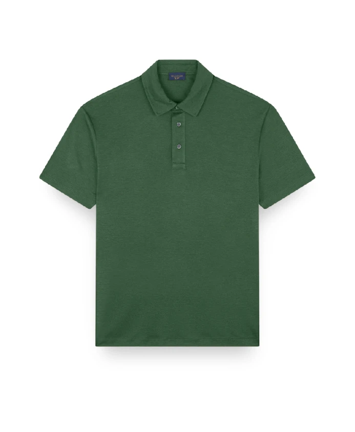 

Мягкая хлопковая рубашка поло Paul & Shark, зеленый