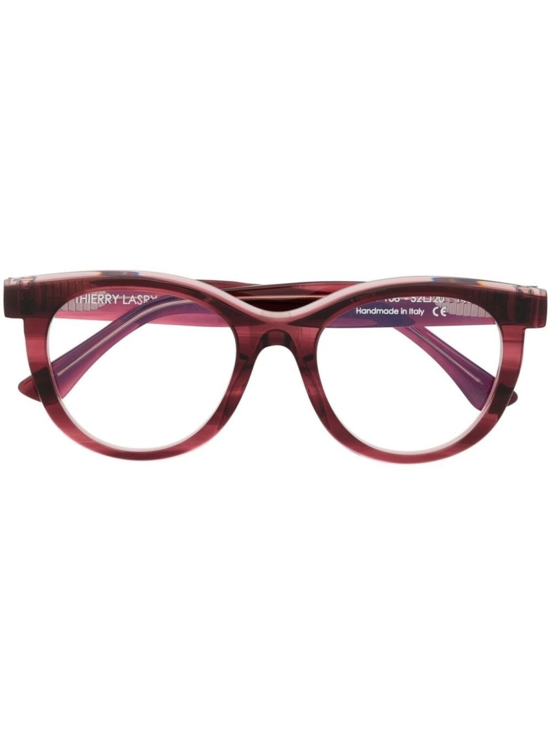 

Thierry Lasry Calamity round-frame optical glasses, красный