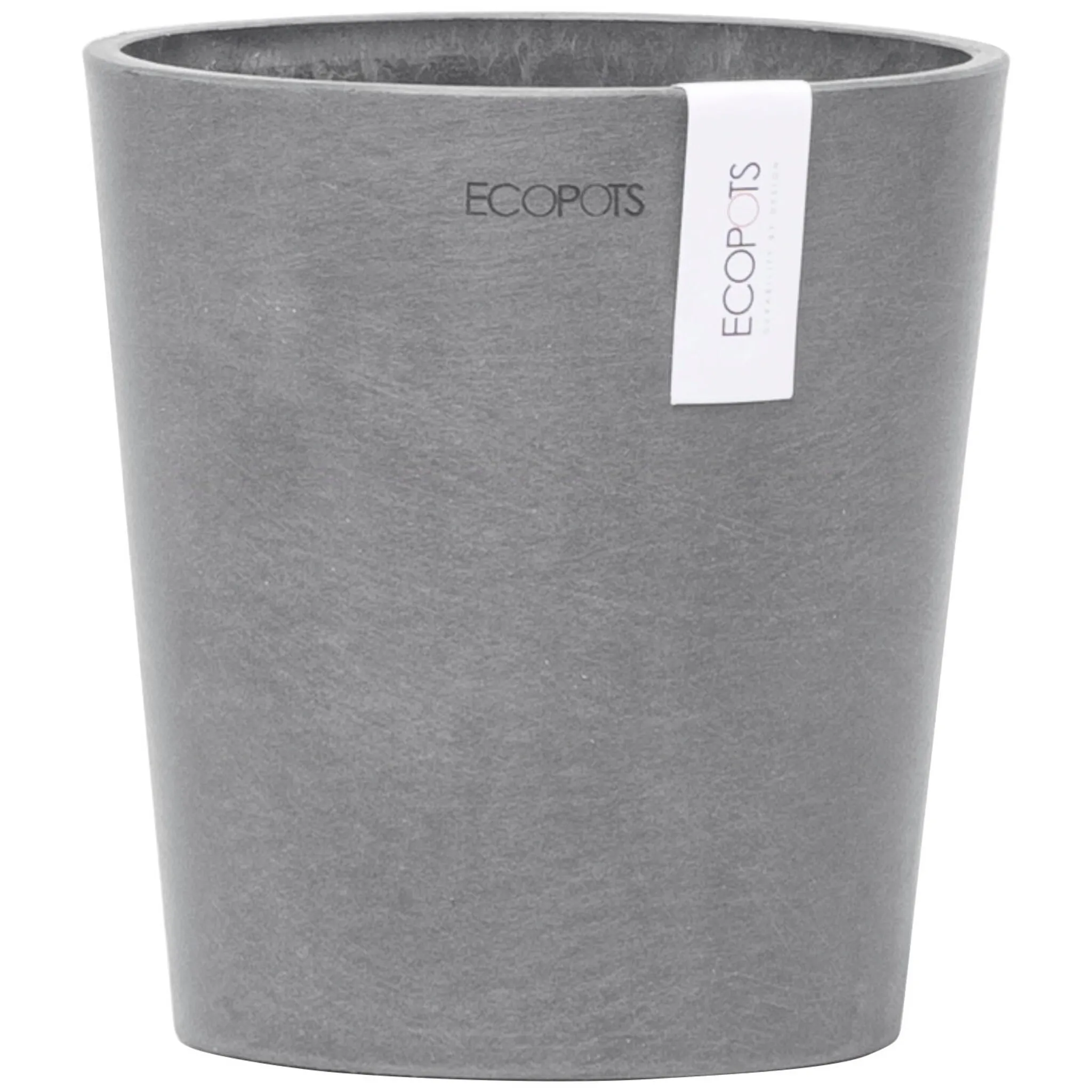 

Цветочный горшок ECOPOTS «Morinda», ØxH: 14,2x16 см, серый