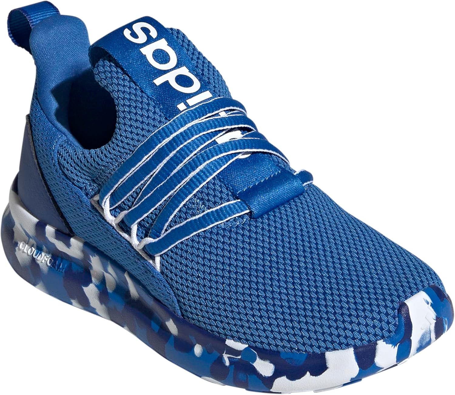 Беговые кроссовки adidas Kids Lite Racer Adapt 7.0, белый/синий — фото 2