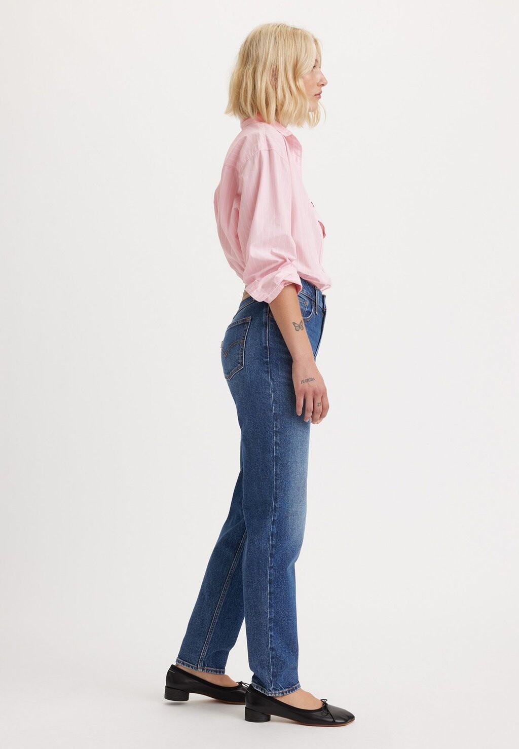 джинсы зауженного кроя 80S Mom Levi's, цвет tough cookie — фото 4