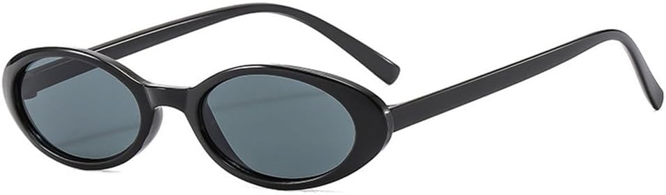 

Маленькие овальные солнцезащитные очки для женщин и мужчин, модные винтажные хип-хоп очки «кошачий глаз», женские очки в стиле панк с леопардовым принтом, защита от ультрафиолета UV400 generic, Black-black