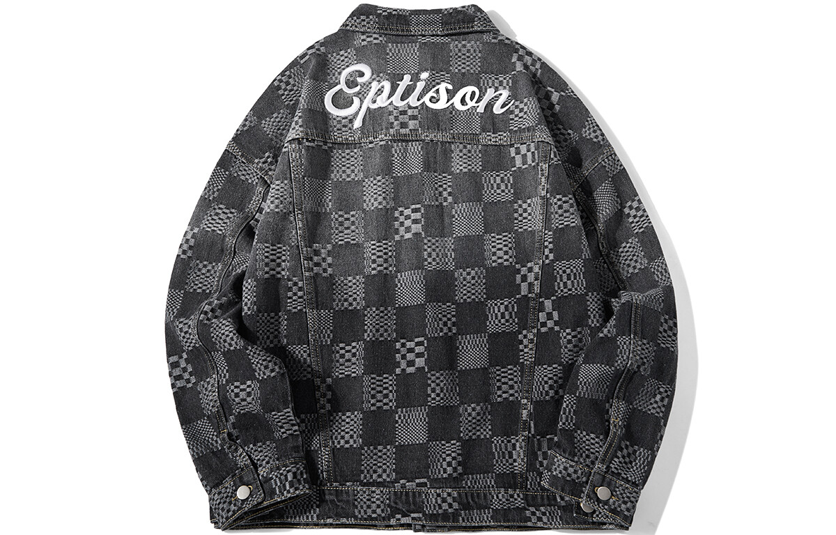 

Джинсовая куртка унисекс EPTISON, Черный деним