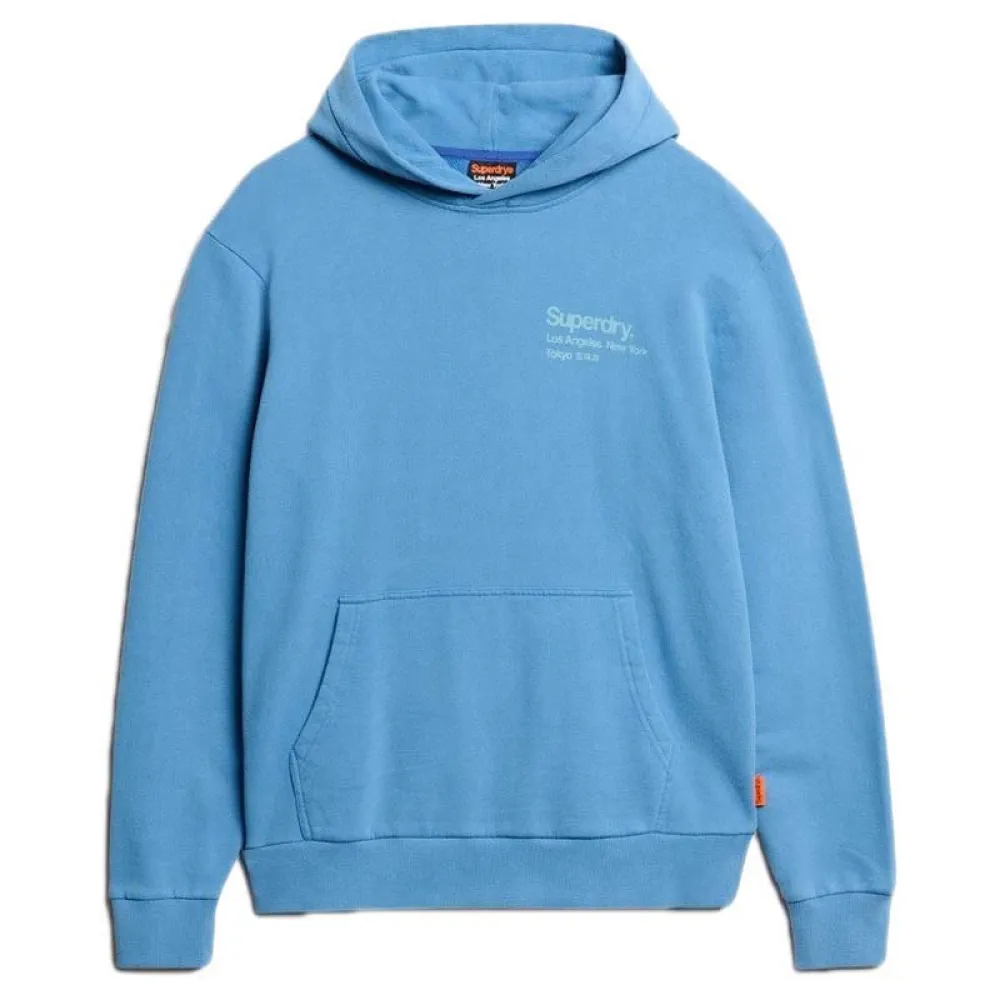 

Худи Superdry Core Logo City, синий
