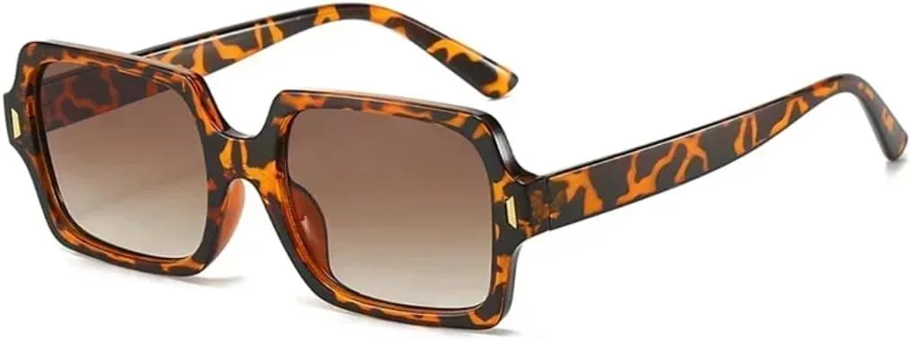 

Солнцезащитные очки с защитой UV400 | Rivets Leopard Green Gradient | для женщин и мужчин, для занятий спортом на открытом воздухе и вождения DSVIGF, Leopard Tea