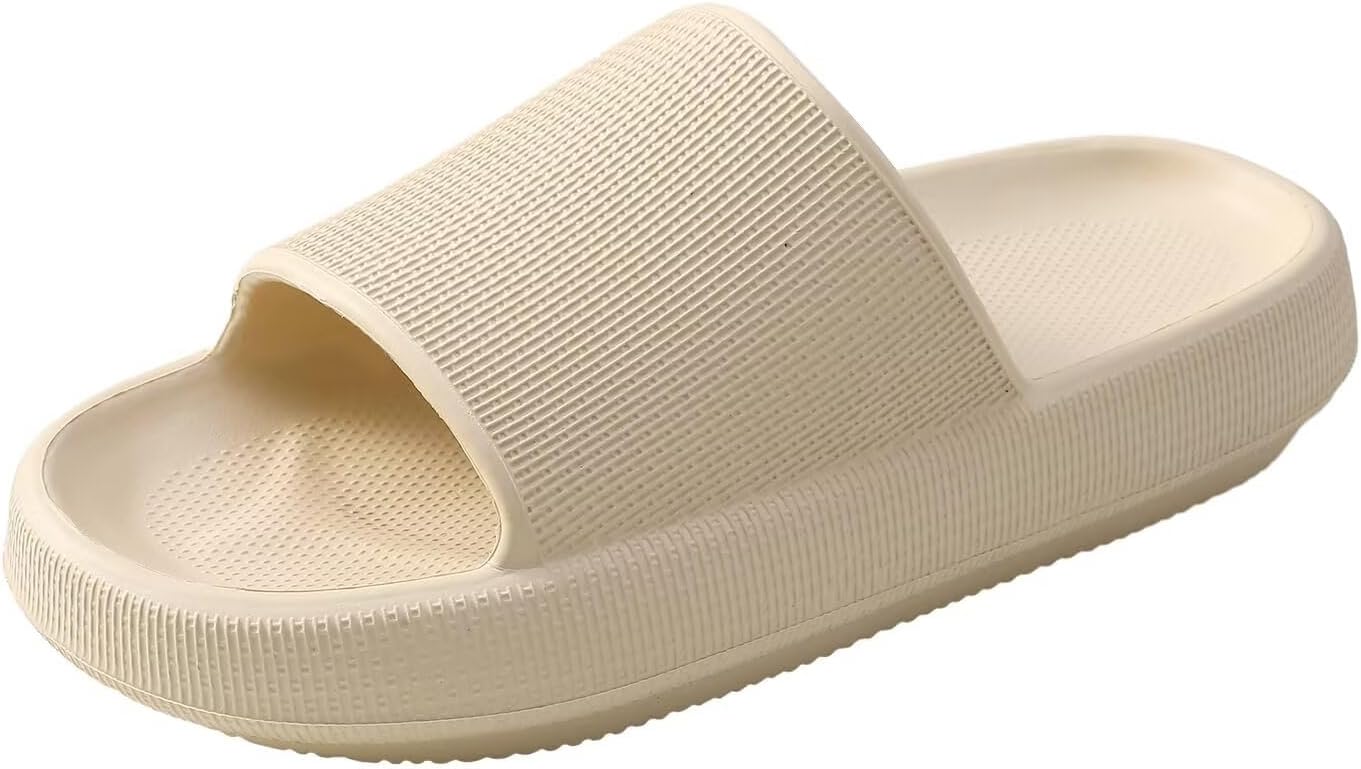 

Сандалии H.Jiyao для женщин и мужчин, нескользящие тапочки с подушкой, быстро сохнущие слайды-сандалии, бежевый