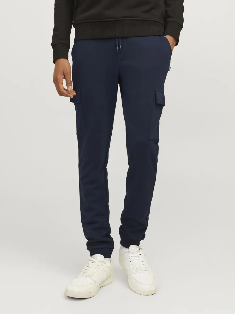 

Детские спортивные штаны Jack & Jones "JPSTGORDON JJBRADLEY CARGO PAN NOOS JNR", в стиле карго Jack & Jones Junior, синий
