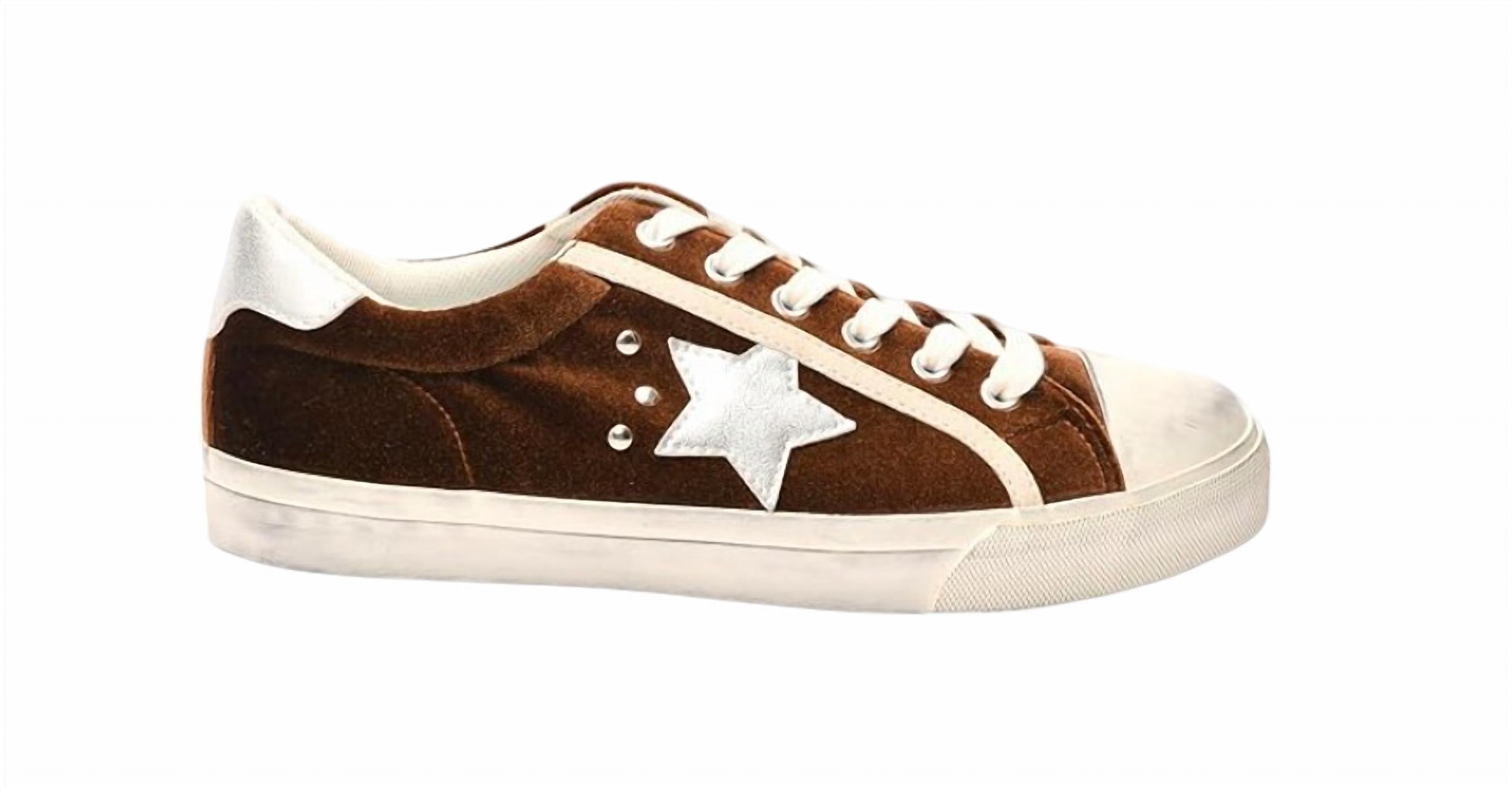 Женские модные кроссовки Big Dipper в коричневом бархате Corkys Footwear