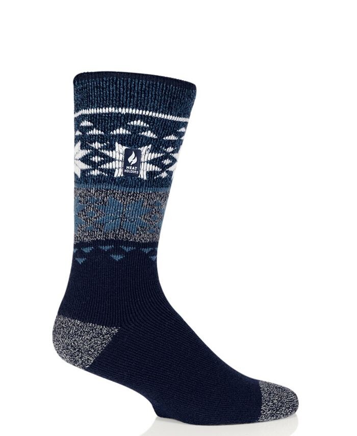 

Мужские носки Lite Svenson Fairisle Crew Heat Holders, цвет Navy