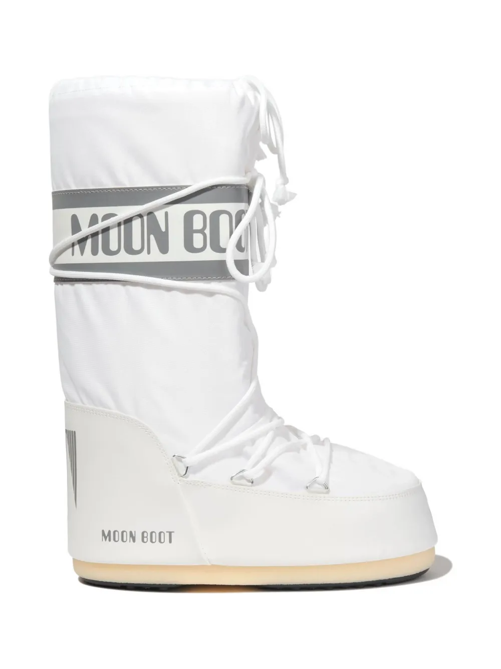 Ботинки на шнуровке с логотипом Icon Moon Boot Kids, белый — фото 2