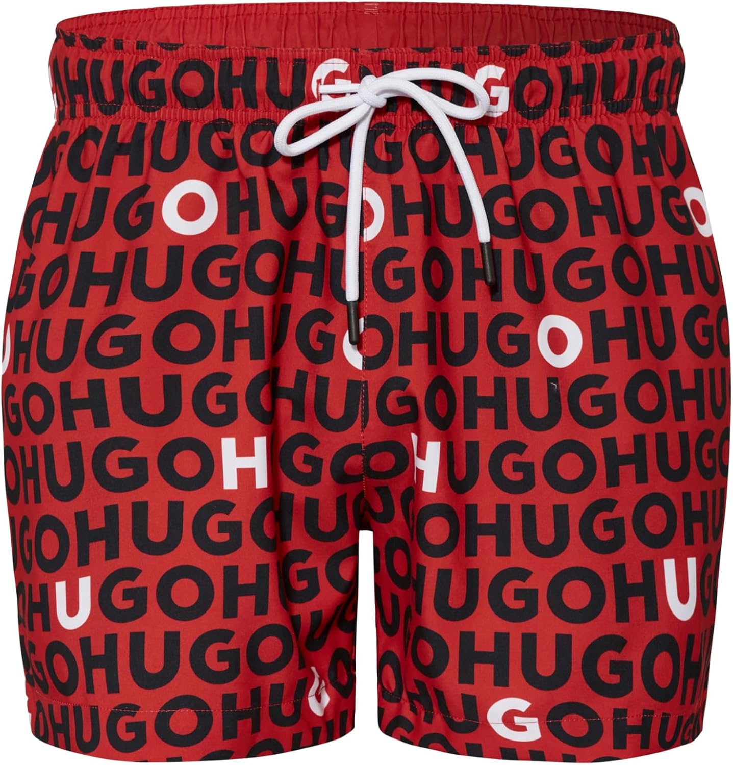 

Плавки-шорты Hugo Men's Tortuga, черные/красные/белые Hugo Boss