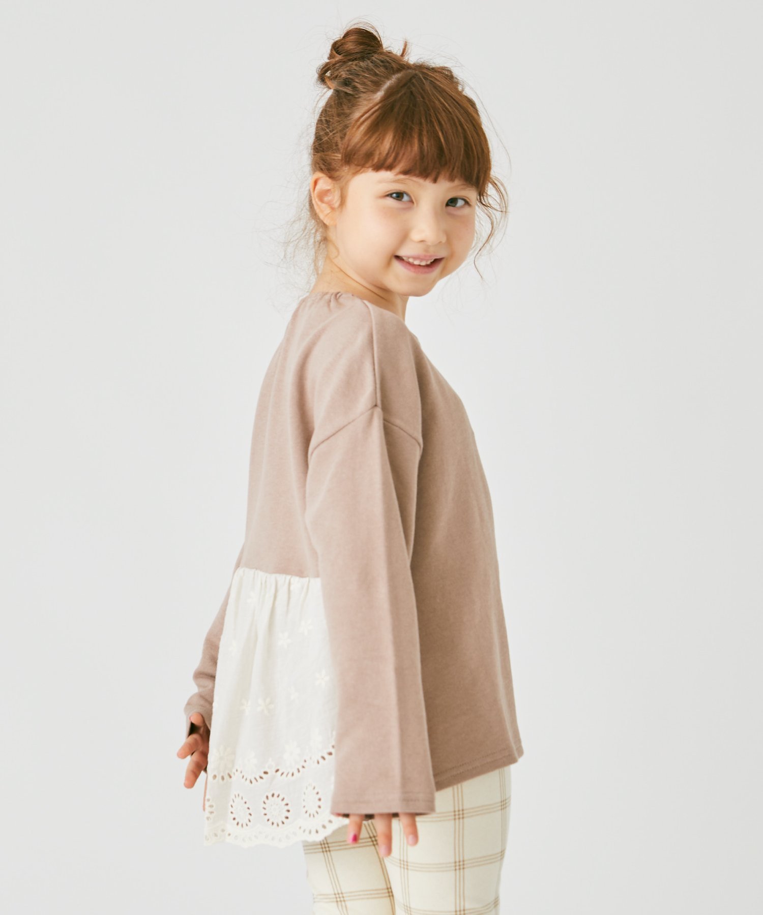 Свитшот Кроссовки на шнуровке сзади Ever Closet, Mocha