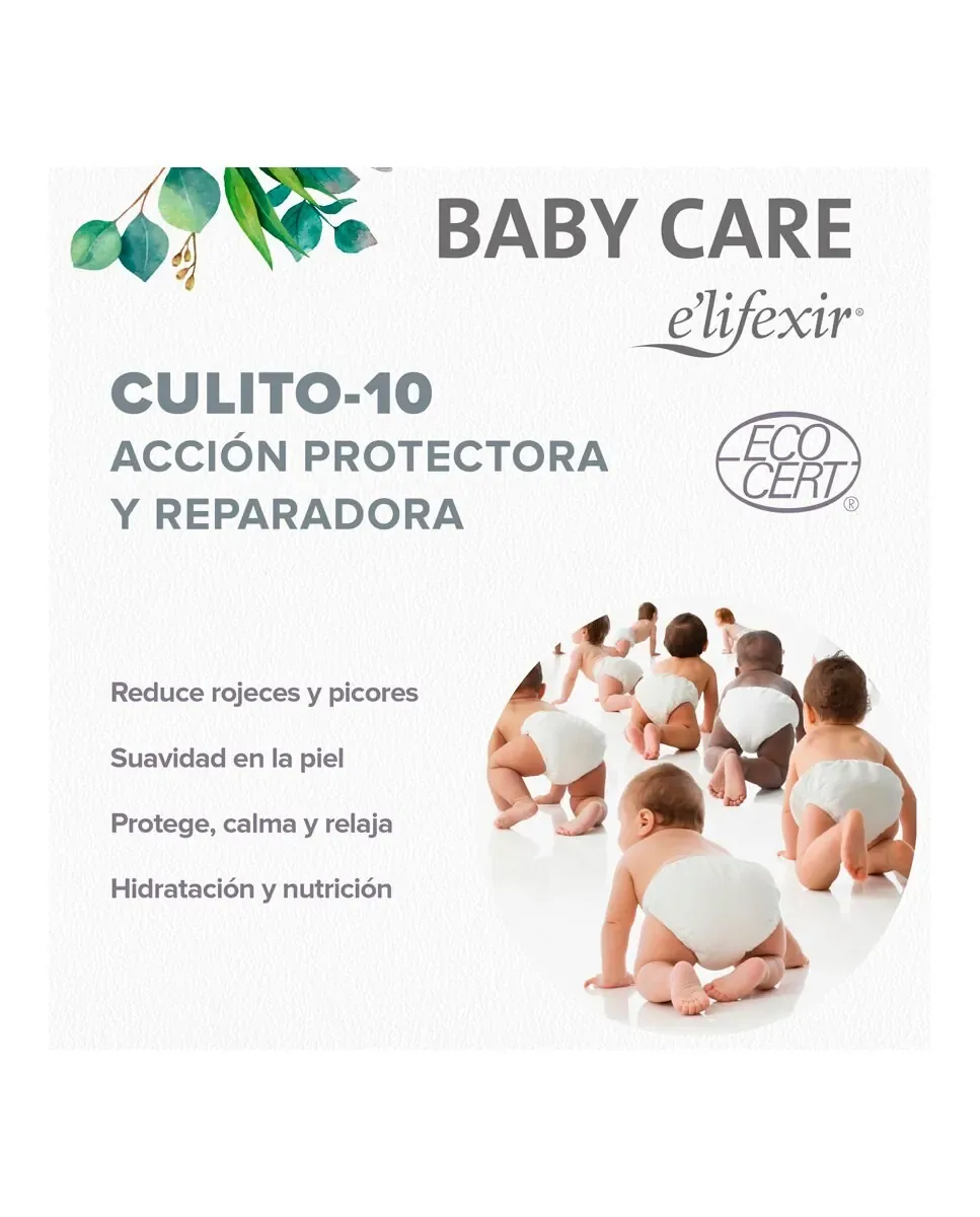 Крем для чувствительной кожи малышей Culito 10, 75 мл Baby Care E'Lifexir — фото 4