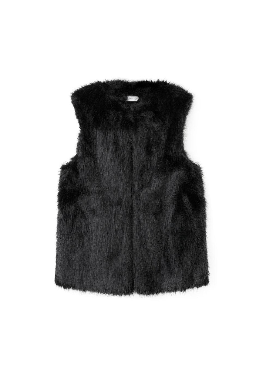 

Жилет MANGO TEEN, черный