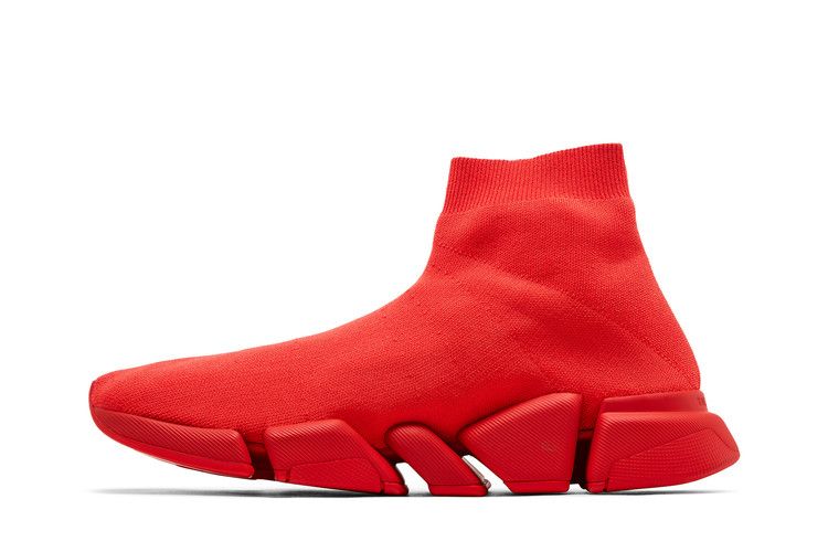 Кроссовки Balenciaga Balenciaga Speed 2.0 Sneaker 'Intense Red', красный — фото 4