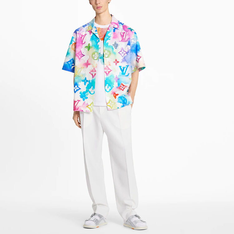 Новые квартальные продукты LV Shirt Men Louis Vuitton, цвет Multicolor — фото 2