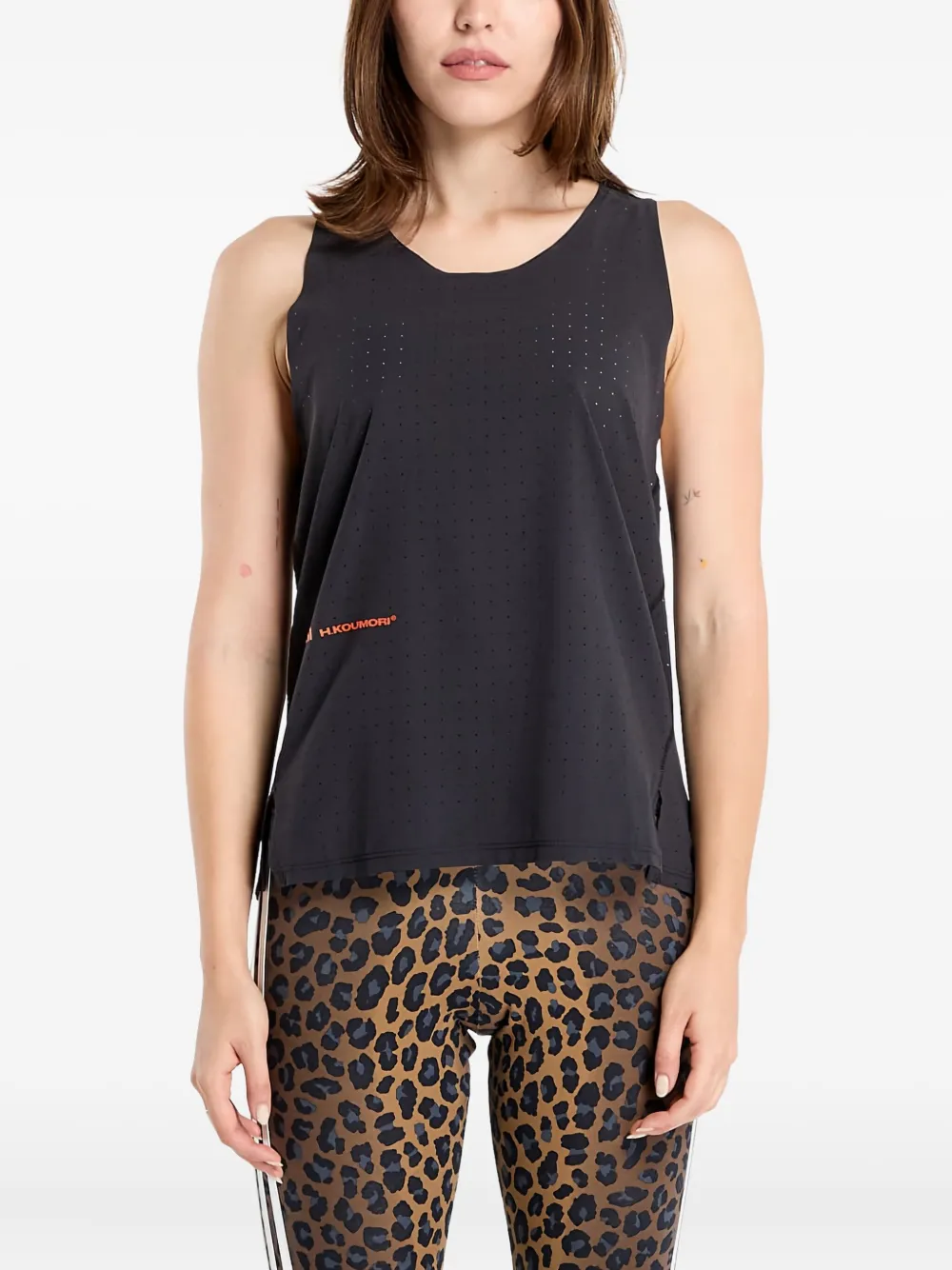 

Перфорированная спортивная кофта X H.Koumori Adidas, черный