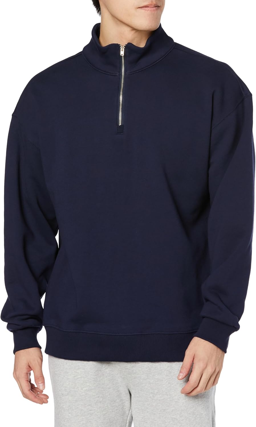 

Толстовка Fruit of the Loom FTL Heavy-Duty с половинной молнией, унисекс, для взрослых, темно-синий