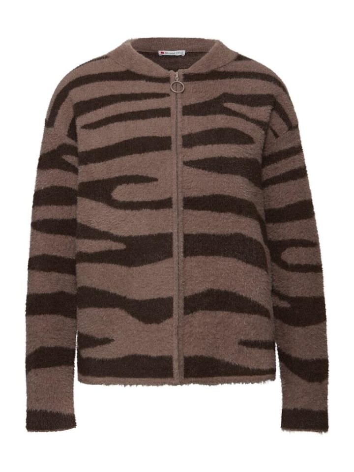 

Свитер из шелка коричневого цвета Street One