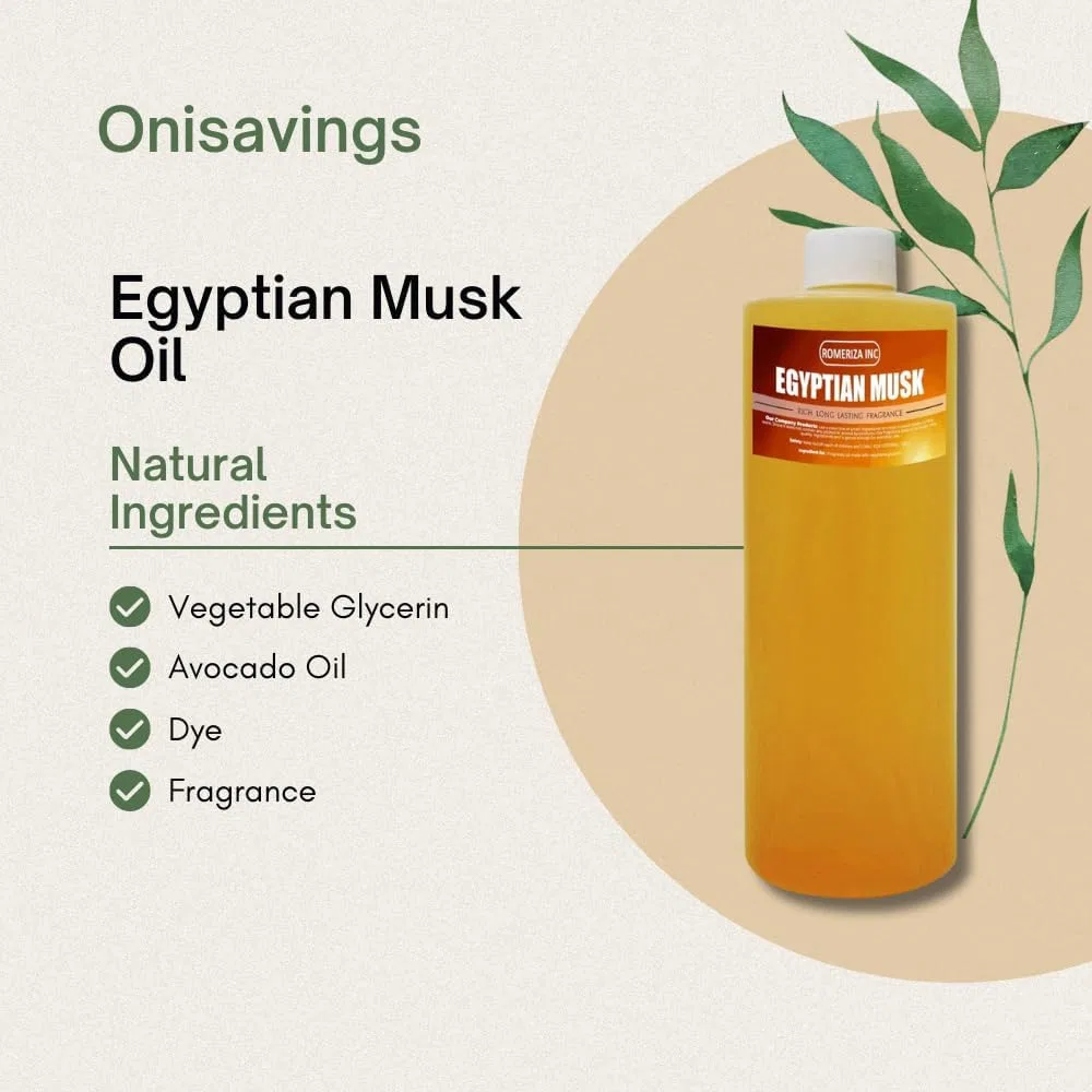 Масло для тела Egyptian Musk Onisavings, 10 жидких унций — фото 2