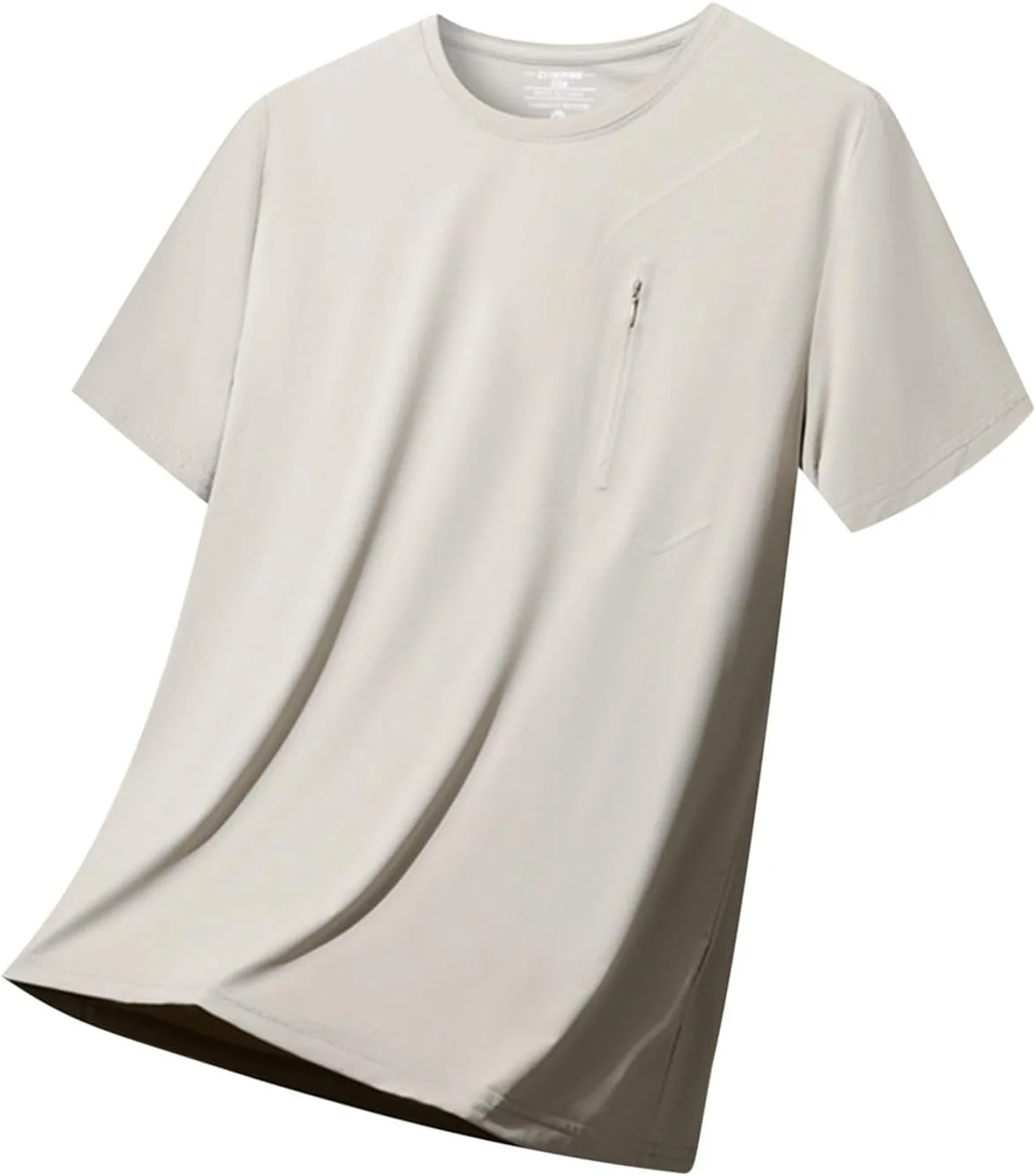 

Мужская плавательная футболка с карманом-молнией, UPF 50+, быстросохнущая Xiaojmake