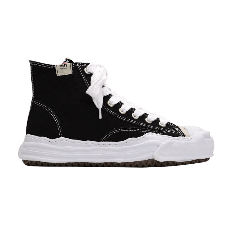 

Кроссовки Maison Mihara Yasuhiro Hank OG Sole Canvas High 'Black', черный
