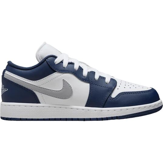 

Кроссовки Air Jordan 1 Low GS, цвет Weiß/Wolfgrau/Mitternachtsblau