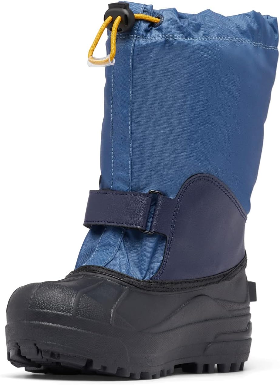 Columbia Unisex-Child Powderbug Forty снегоходные ботинки, Dark Mountain/Collegiate Navy — фото 2