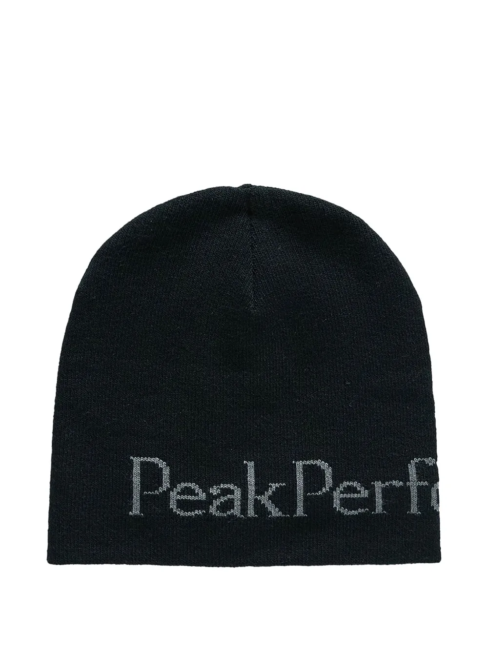 

Шапка-бини с вышитым логотипом Peak Performance, черный