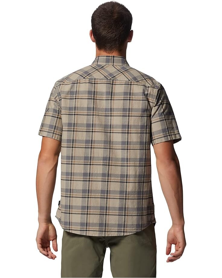 

Рубашка Mountain Hardwear Big Cottonwood Short Sleeve Shirt, цвет Badlands Hammock Plaid