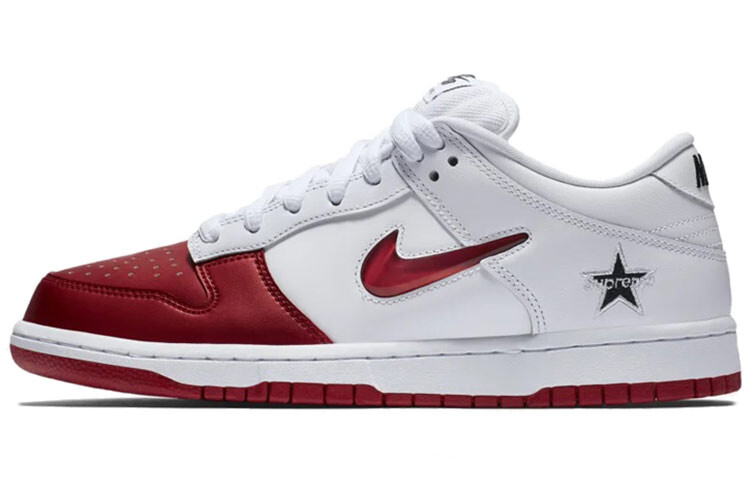 

Кроссовки Nike Sb Dunk Low Supreme Jewel Swoosh Red