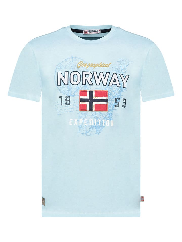 

Футболка Geographical Norway, светло-синий