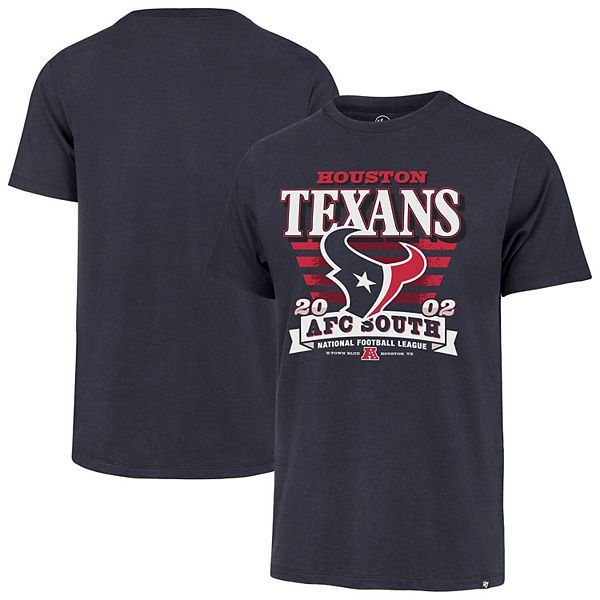 

Мужская футболка '47 navy houston texans stripe splash franklin 47 Brand