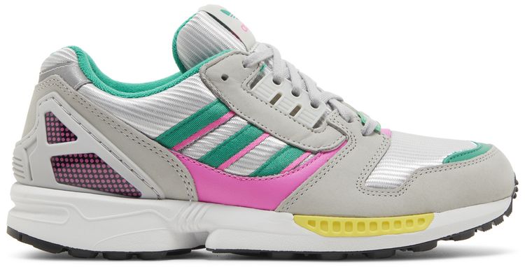 

Кроссовки adidas ZX 8000 'Grey Court Green Pink', серый