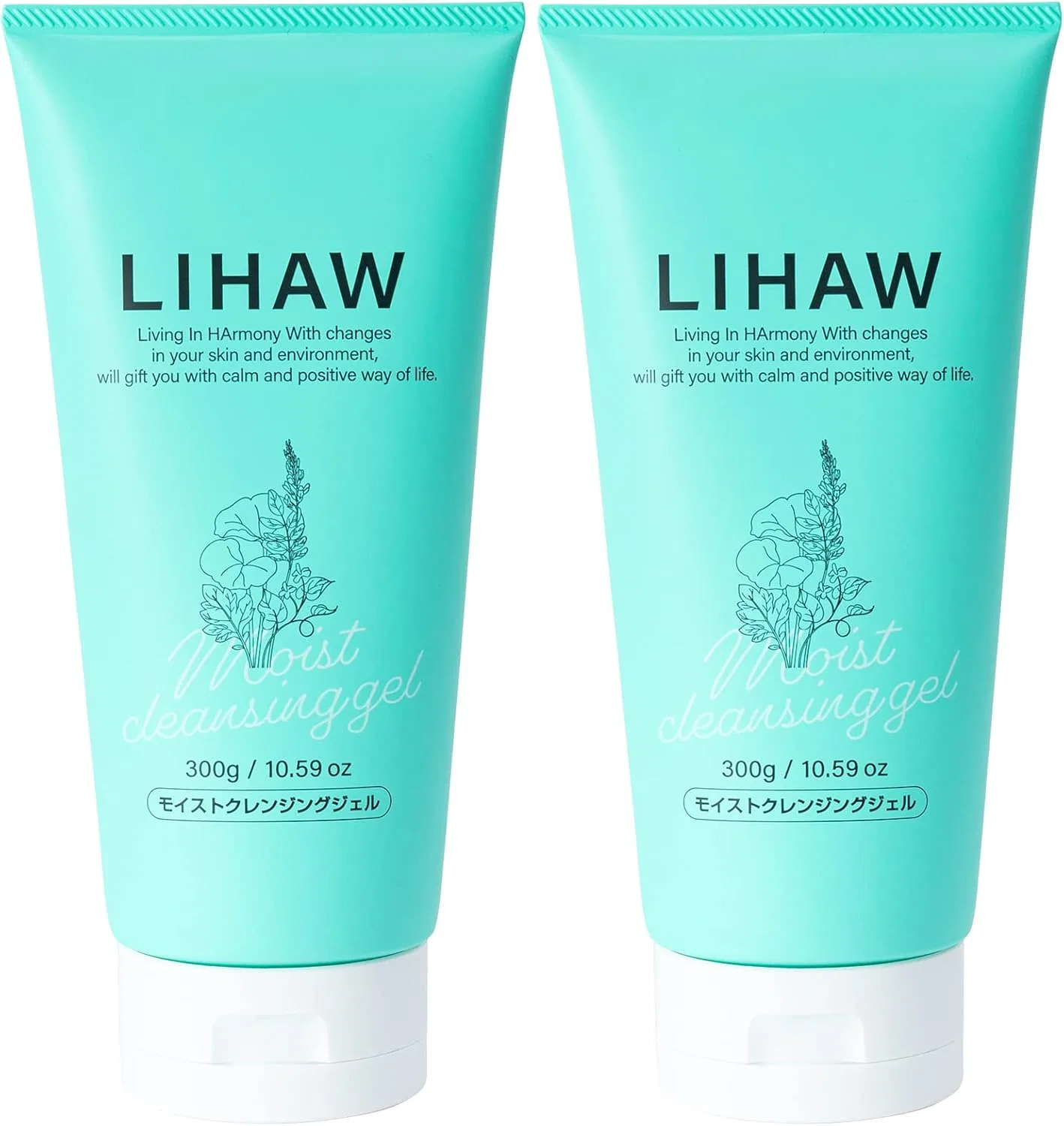 Гель для умывания Lihaw — Moist Cleansing Gel, с цикой, 300 г