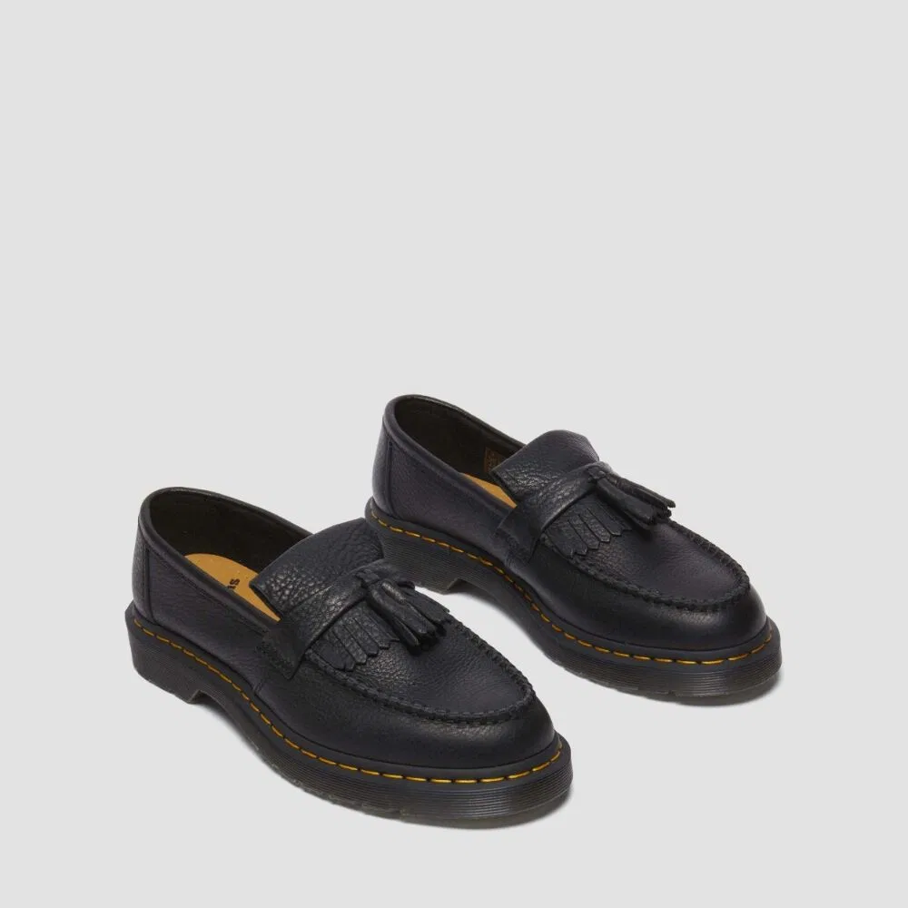 Мужские лоферы с кисточками Adrian Ambassador, чёрные, от Dr. Martens — фото 3