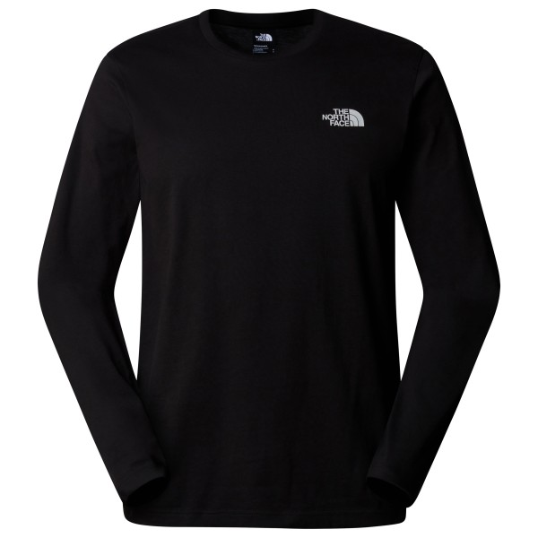 

Футболка с длинным рукавом и простым куполом The North Face, черный