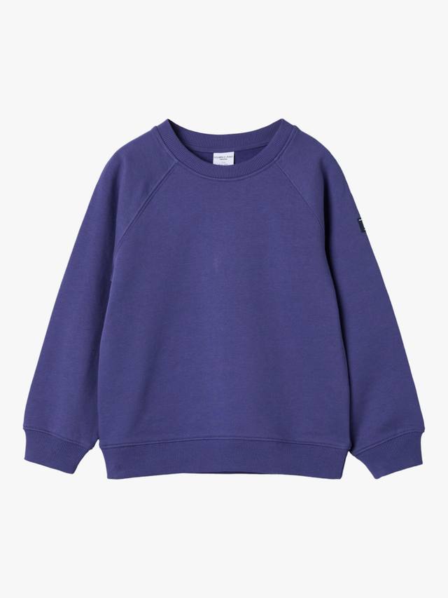 

Детская толстовка с рукавами реглан из органического хлопка Polarn O. Pyret, синий