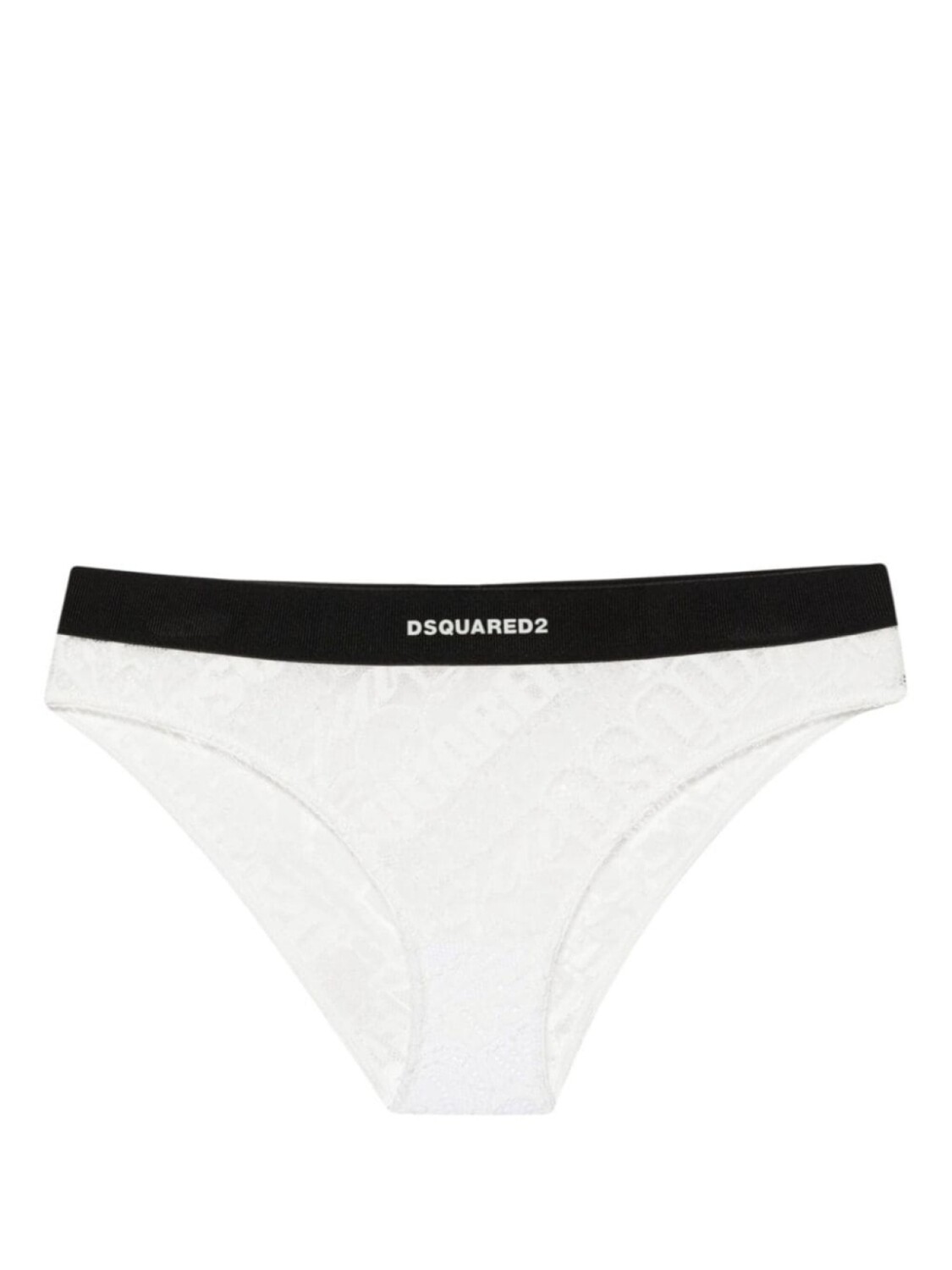 

Dsquared2 кружевные трусы-брифы с логотипом, белый